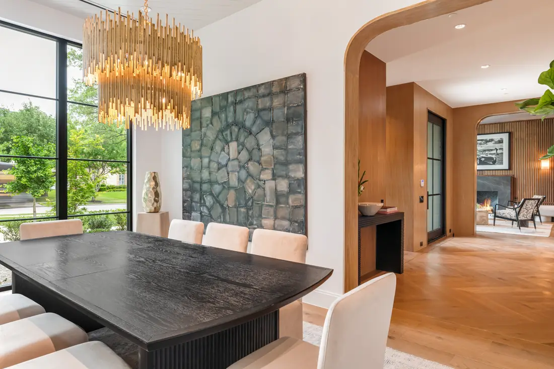 Villanova Drive custom home in Dallas by Shaw Building Group
